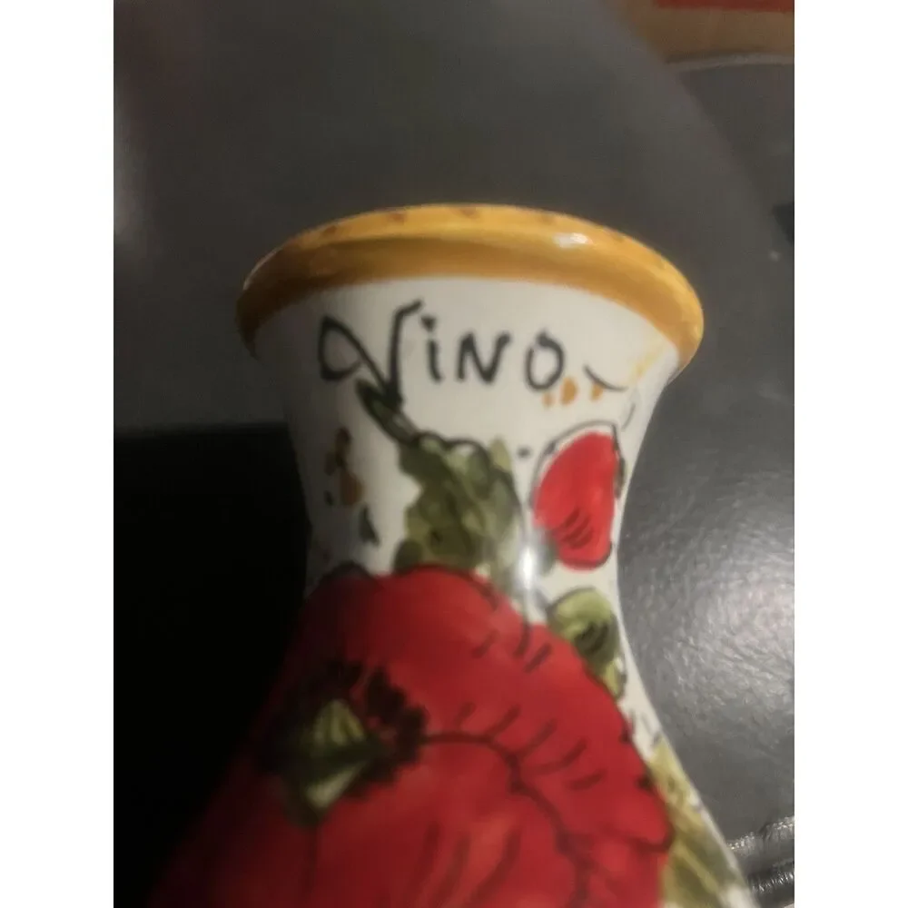 FIRENZE Vintage, Hand-Painted Vase, Crafted in Italy (6081)